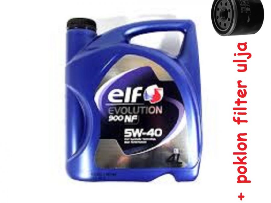 Ulje ELF NF 5w40 full synt. - 4L - Rezervni delovi za Renault i Dacia ...